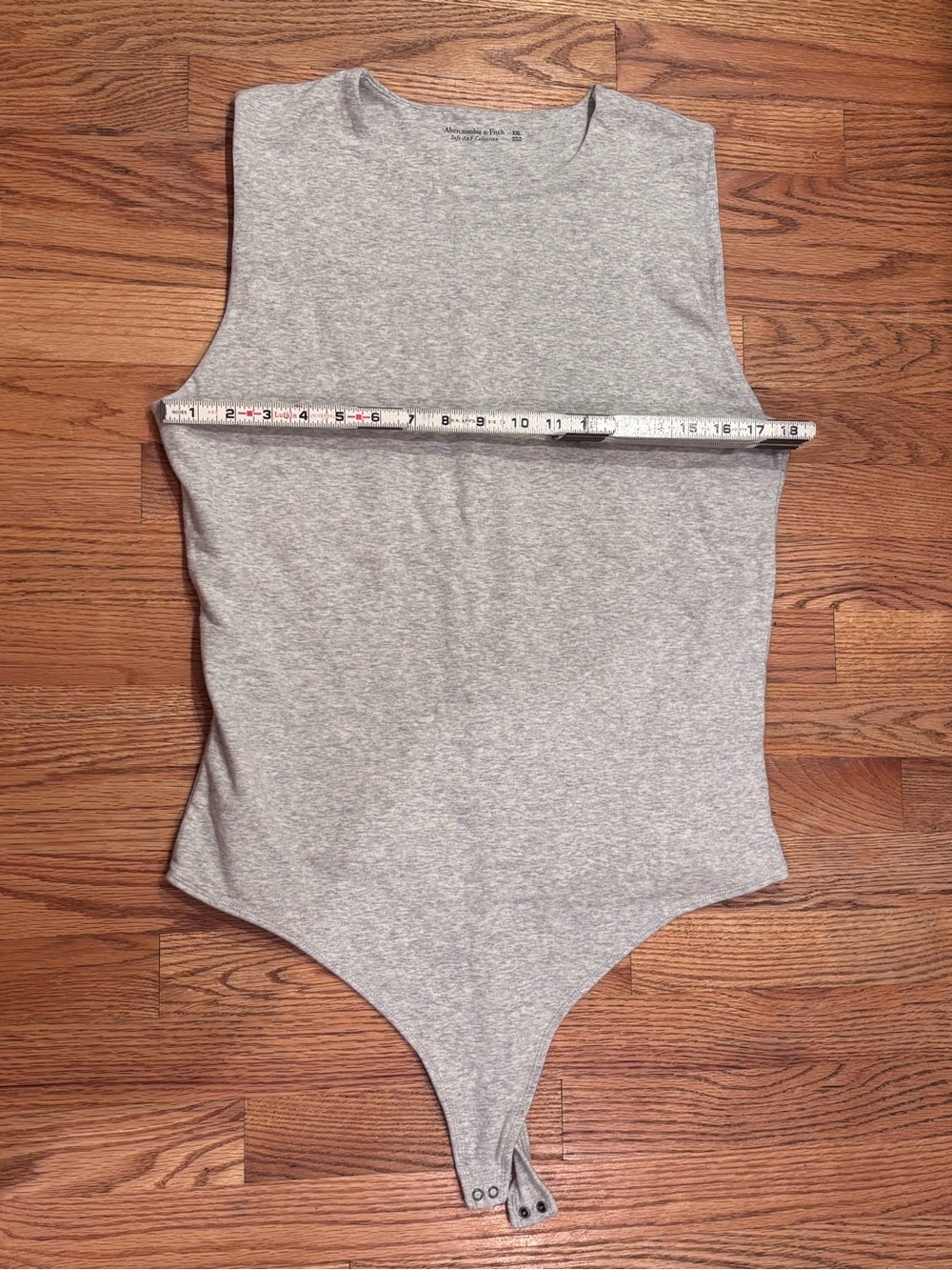 Abercrombie & Fitch Soft A&F Gray Sleeveless Bodysuit XXL - Picture 4 of 5